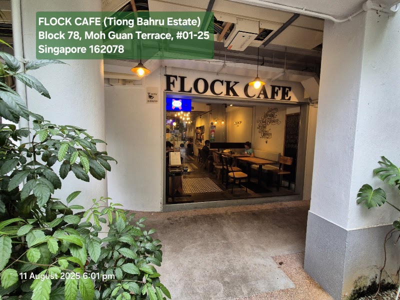 FLOCK CAFE - FLOCK CAFE 01-25 Tiong Bahru Estate, 78 Moh Guan Terrace, #01-25 Block 78, Singapore 162078