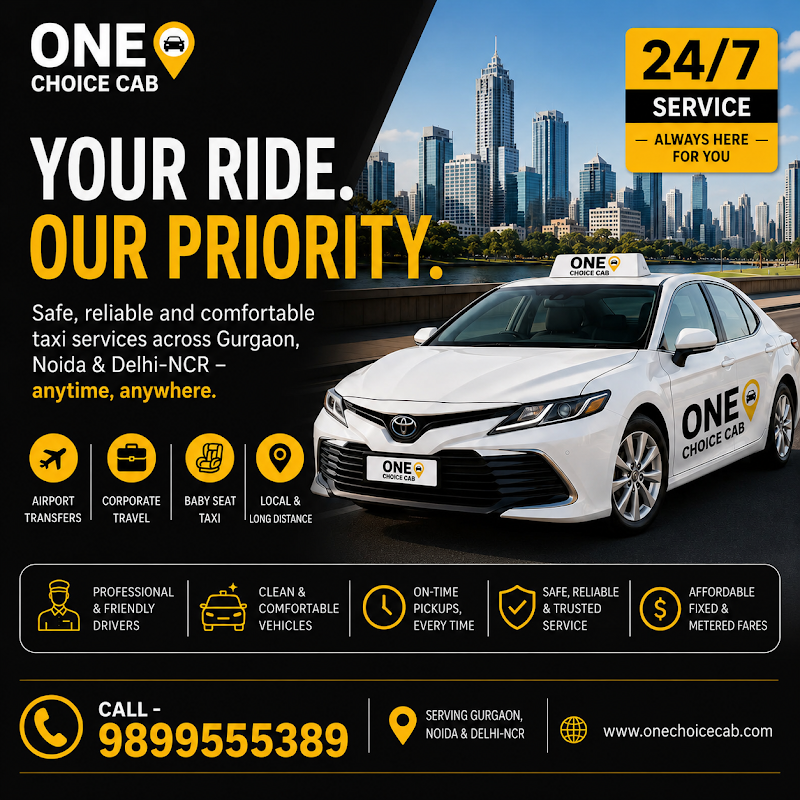 One Choice Cab - Excellent Cab Service in Gurugram - outstation, local and one way - One Choice Cab - Excellent Cab Service in Gurugram - outstation, local and one way No. 22, Block D, Ardee City, Sector 52, Gurugram, Haryana 122003, India