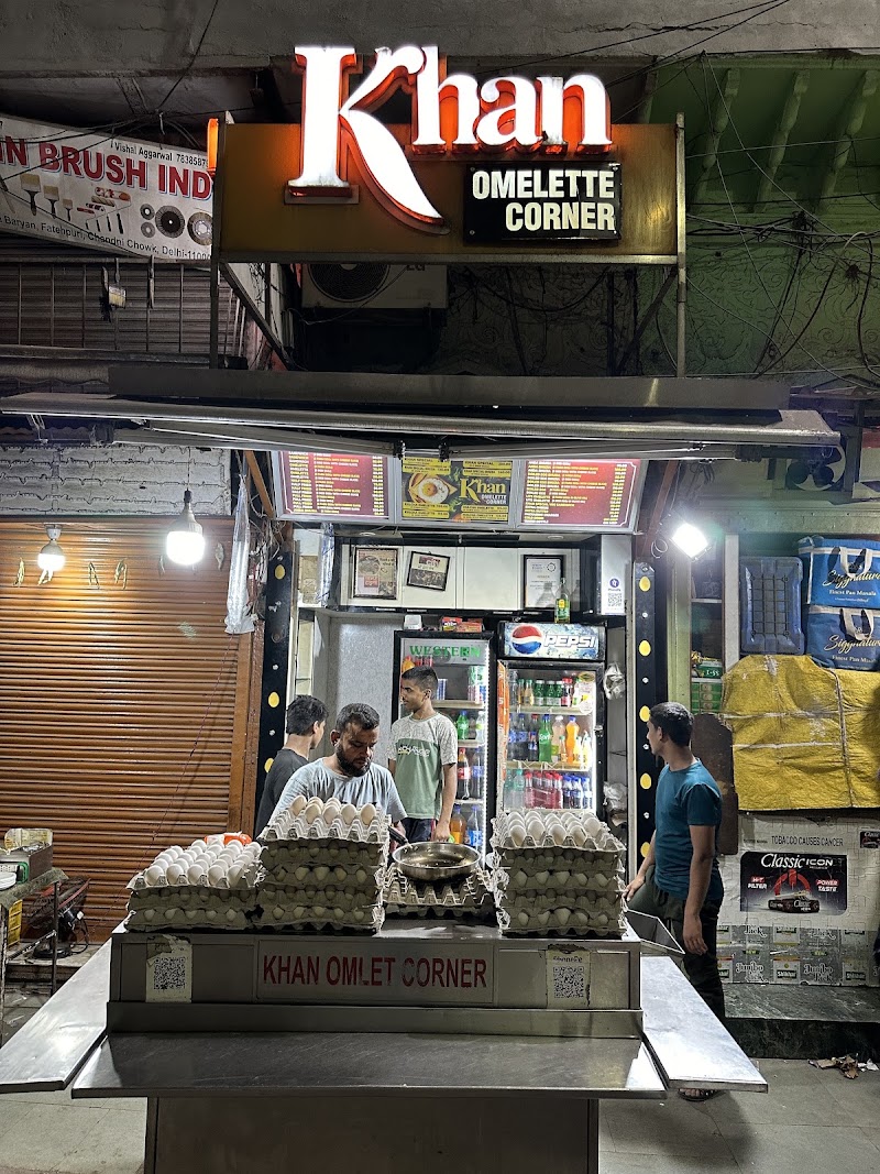 Khan Omelette Corner - Khan Omelette Corner 48, Katra Baryan ,Near Fatehpuri, Chandni Chowk,Baradari,Old Delhi, Naya Bans, Baradari, Chandni Chowk, Delhi, 110006, India