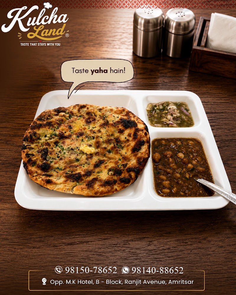 Kulcha Land - Kulcha Land Shop no 90, opp. M.K Hotel, B - Block, Ranjit Avenue, Amritsar, Punjab 143001, India