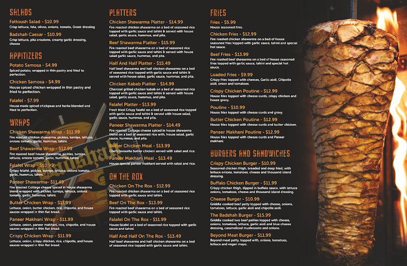 Baadshah king of shawarmas and biryanis (ICE CREAMS AND BAKED GOODS) - Baadshah king of shawarmas and biryanis (ICE CREAMS AND BAKED GOODS) 486 Grantham Ave, St. Catharines, ON L2M 3J7, Canada