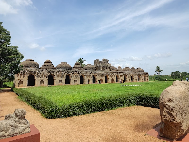 Elephant Stables - Elephant Stables 8FCF+C3X, Hampi, Kamalapura, Karnataka 583221, India