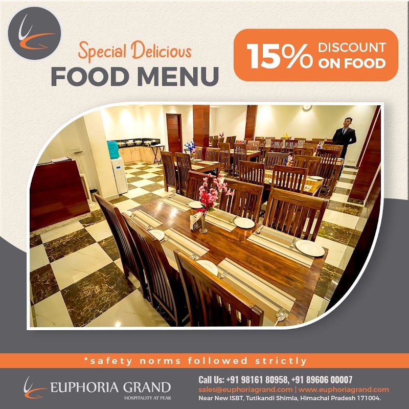 The Euphoria Grand : Hotel Near ISBT Shimla - The Euphoria Grand : Hotel Near ISBT Shimla near New ISBT, Rirka, Tutikandi, Shimla, Himachal Pradesh 171004, India