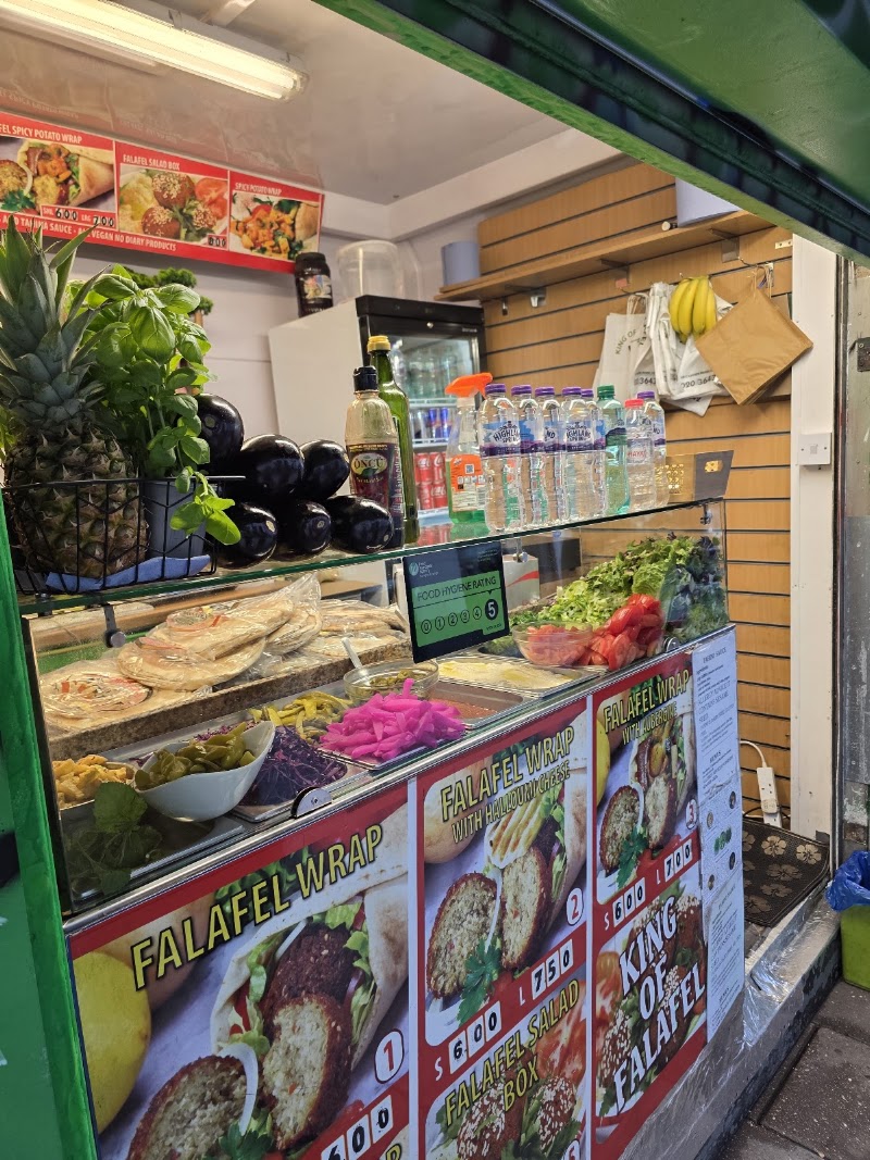 King of Falafel Kiosk - King of Falafel Kiosk 216-198 Euston Rd., London NW1 2DA, UK
