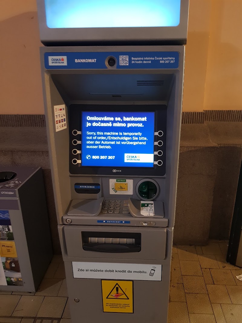 Česká spořitelna, a.s. - ATM - Česká spořitelna, a.s. - ATM, Nádražní 102/9, Hlavní nádraží ČD, 326 00 Plzeň-Plzeň 2-Slovany, Czechia