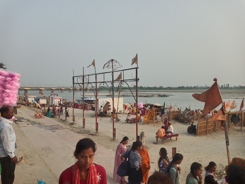 RAM GHAT, ON THE BANK OF RIVER SARAJU - RAM GHAT, ON THE BANK OF RIVER SARAJU Ram Ghat Railway Bridge, Ram Katha Park, Ayodhya, Uttar Pradesh 272129, India