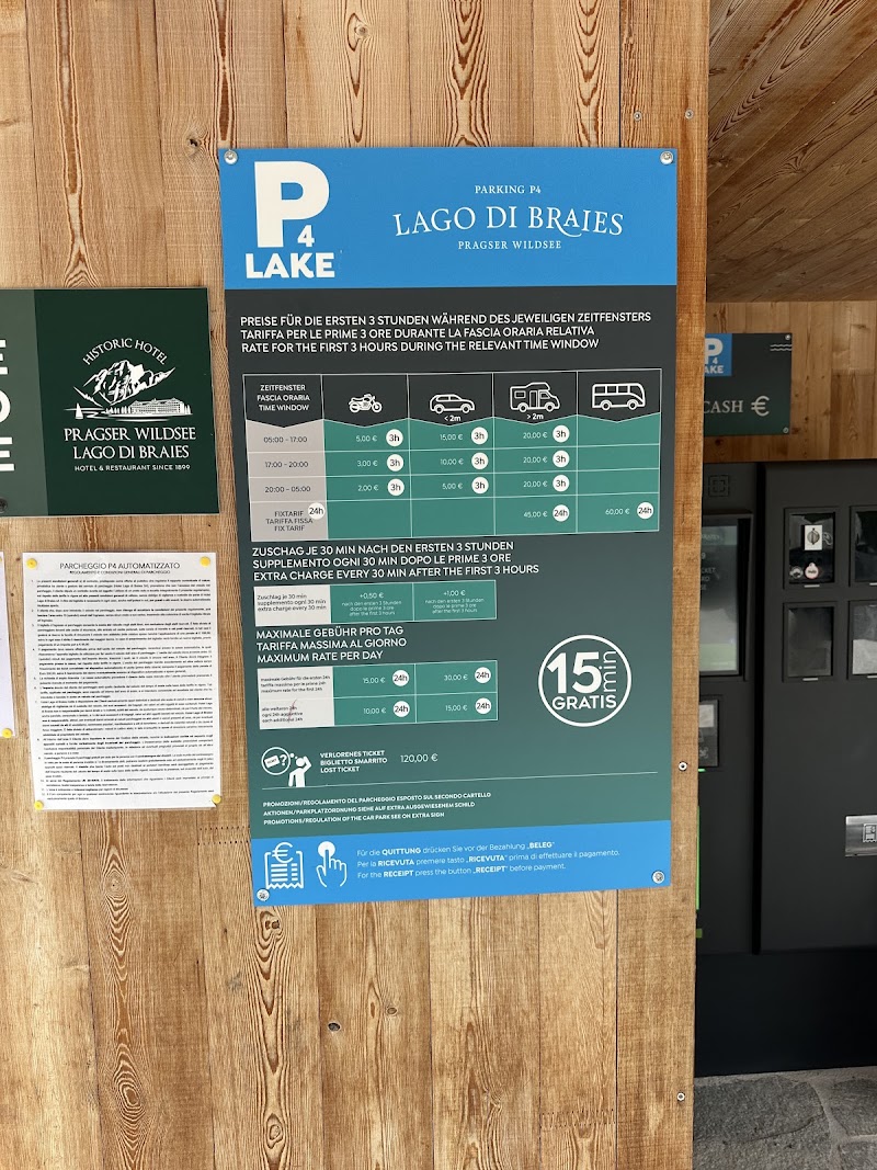 Parking P4 Pragser Wildsee - Parking P4 Pragser Wildsee, St.Veit, 27, 39030 Braies BZ, Italy