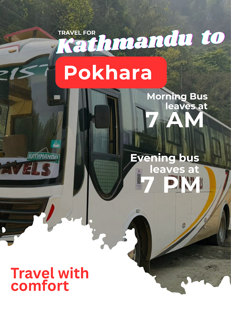Kathmandu to Pokhara Tourist Bus - Kathmandu to Pokhara Tourist Bus, P886+CJ8, Kathmandu 44600, Nepal