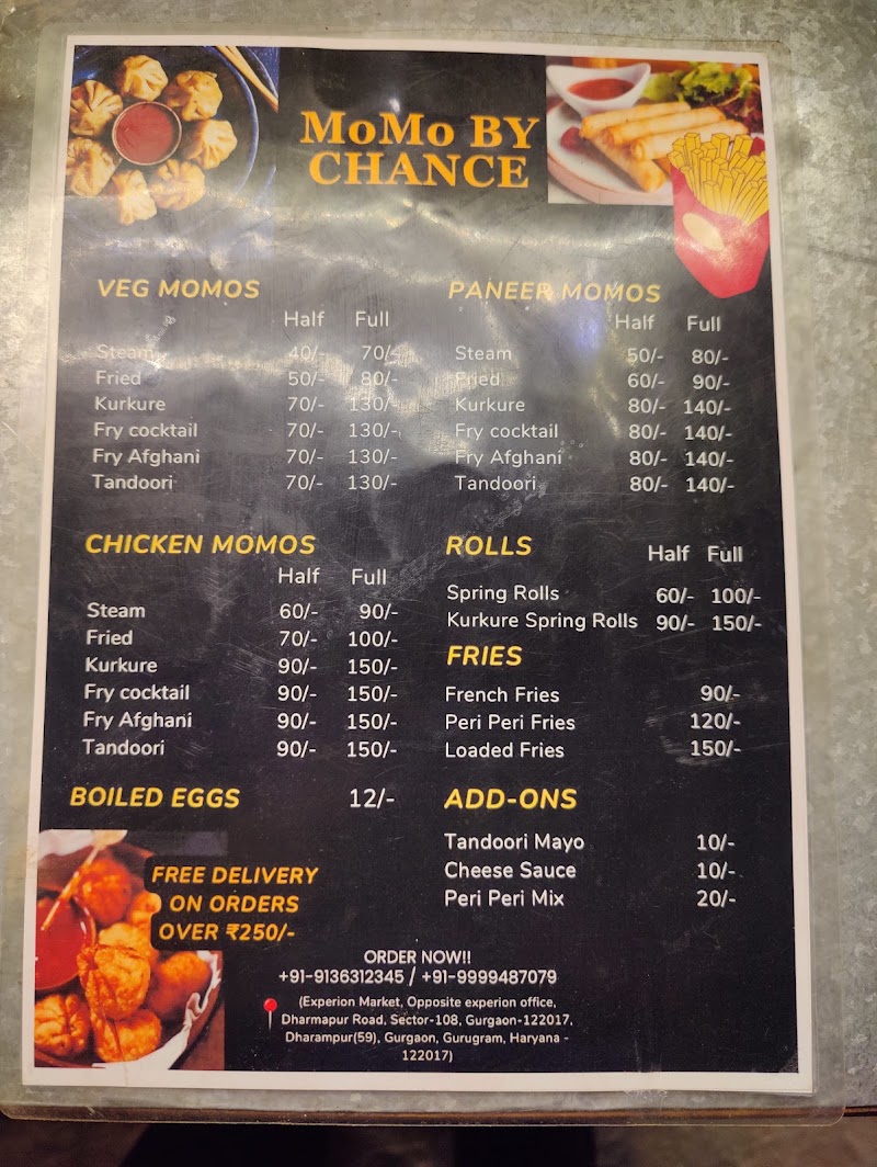 Momo by Chance - Momo by Chance, Dharampur, Sector 108, Gurugram, Haryana 122006, India