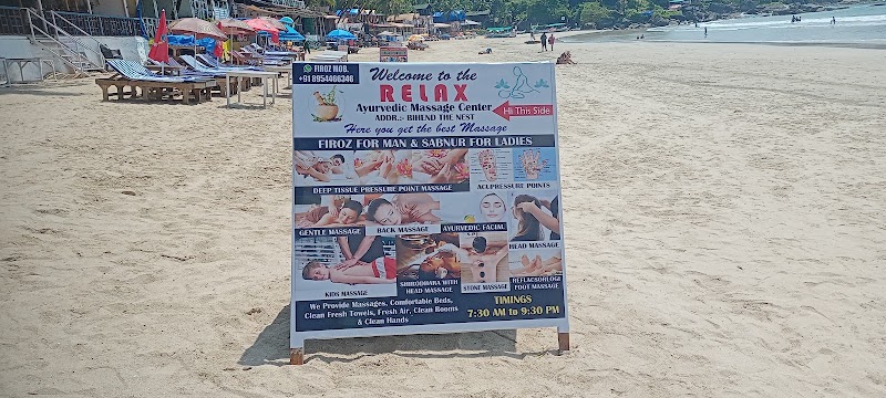 Firoz Relax Ayurvedic Best Massage Center - Firoz Relax Ayurvedic Best Massage Center Ourem Rd, behind The Nest Restaurant, Mohanbagh, Palolem, Canacona, Goa 403702, India