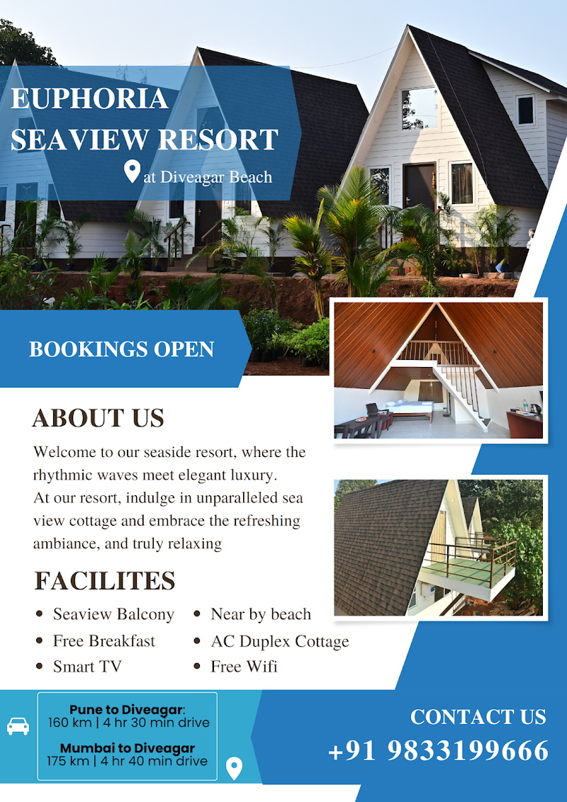 Euphoria Sea View Resort - Euphoria Sea View Resort Euphorria Seaview Resort, near Diveagar beach, bharadkol Seaview road, Diveagar, Shrivardhan, Maharashtra 402404, India