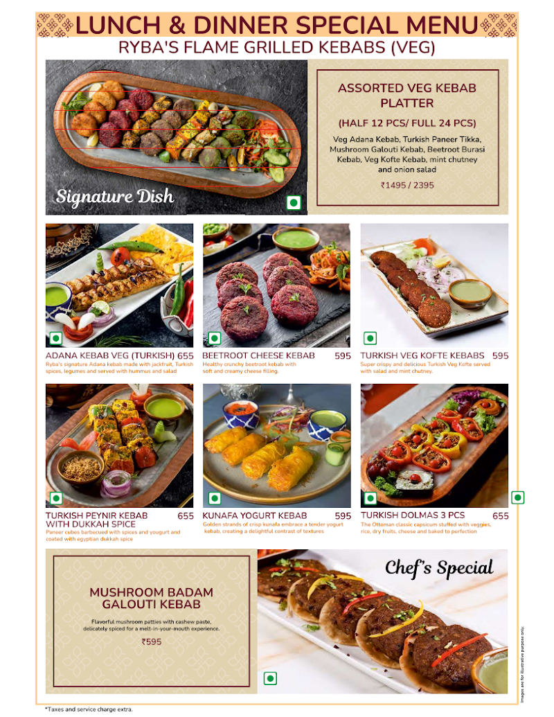 RYBA -Turkish & Middle Eastern Kitchen - RYBA -Turkish & Middle Eastern Kitchen 204, 2nd floor, Crosspoint Mall, Sector 28, DLF Phase IV, Gurugram, Haryana 122009, India