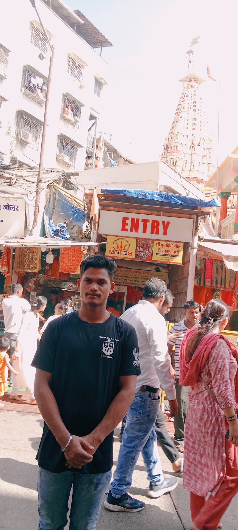 अंबा माई मंदिर - अंबा माई मंदिर 61/63, Mumba Devi Marg, Mumbadevi Area, Bhuleshwar, Mumbai, Maharashtra 400002, India