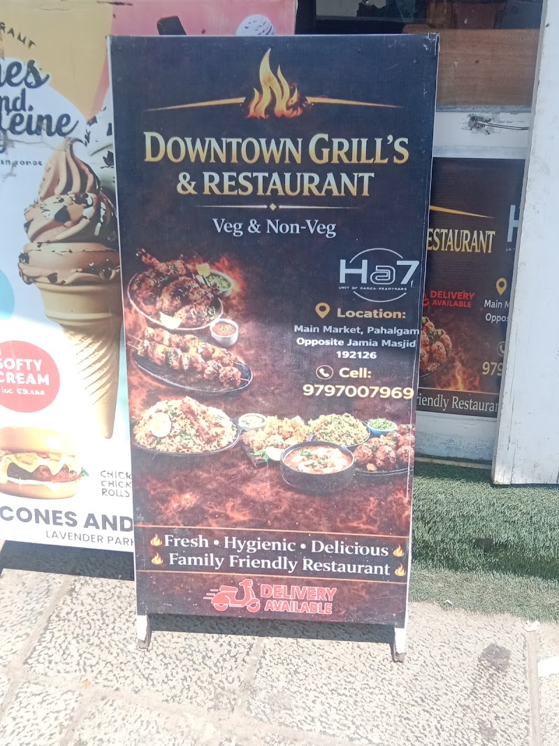 Ha7 DOWNTOWN GRILLs & RESTAURANT - Ha7 DOWNTOWN GRILLs & RESTAURANT Main Market, Chandanwari, Pahalgam, 192126