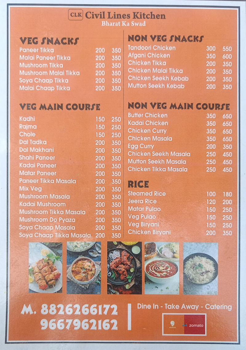 Civil Lines Kitchen - Civil Lines Kitchen Shop Number 2, B Block, Metro World Mall, Block B, Sector 56, Gurugram, Haryana 122011, India