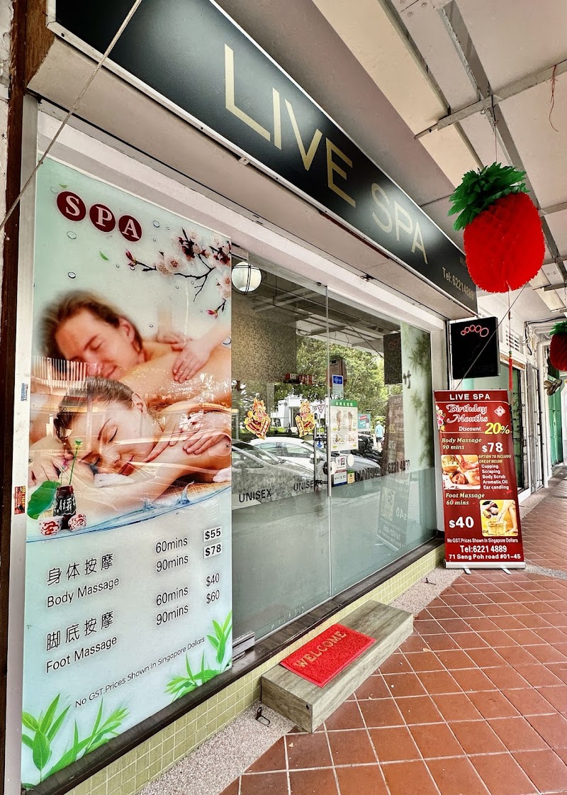 Live Spa - Live Spa, 71 Seng Poh Rd, #01-45, Singapore 160071