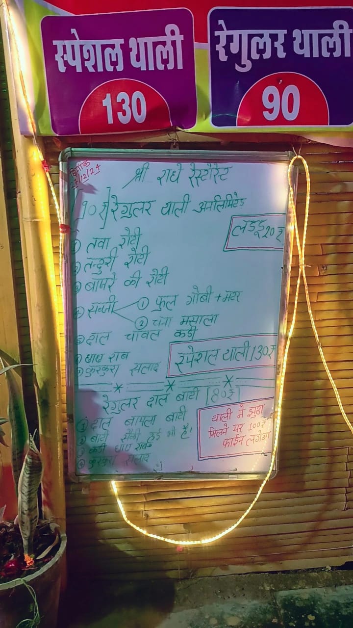 Shree Radhe Restaurant - Shree Radhe Restaurant nlakecity garden ke samne, 100, fir road, Sector 04, Central Area, Udaipur, Rajasthan 313002, India