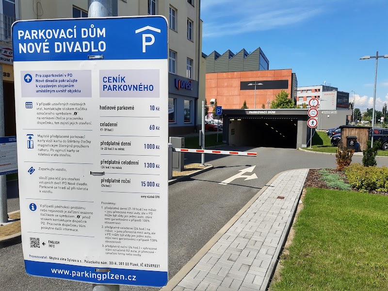 Parking garage at The New Theater - Parking garage at The New Theater sady Pětatřicátníků, 301 00 Plzeň 3, Czechia