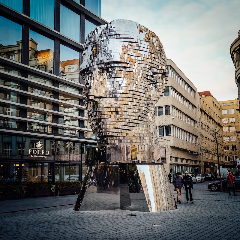 Franz Kafka - Rotating Head by David Cerny - Franz Kafka - Rotating Head by David Cerny, Charvátova, Nové Město, 110 00 Praha-Praha 1, Czechia