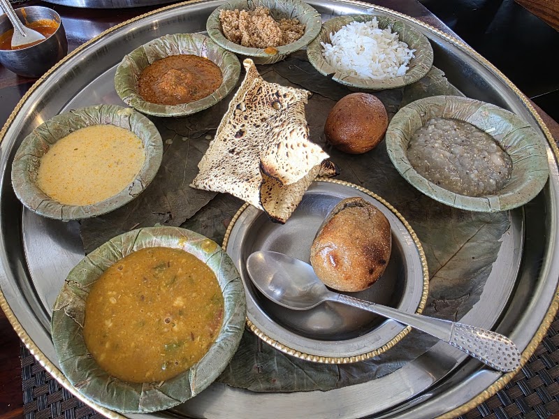 Rajasthani Thali Dal Bati Churma - Rajasthani Thali Dal Bati Churma Gayatri Sadan, AC-4, Sawai Jai Singh Hwy, near Collectorate Circle, Bani Park, Jaipur, Rajasthan 302028, India