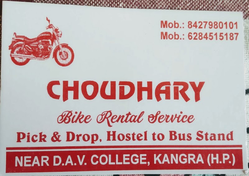 Choudhary bike rental service(bike on rent) - Choudhary bike rental service(bike on rent) DAV Girls hostel gali, New Kangra, Kangra, Himachal Pradesh 176001, India