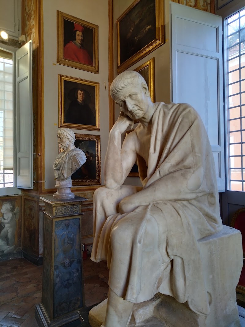 Galleria prospettica del Borromini - Galleria prospettica del Borromini, Piazza Capo di Ferro, 13, 00186 Roma RM, Italy
