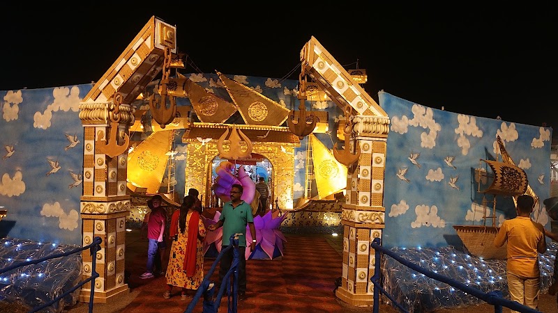 Risali Bengali pandal, Sarbojanin durgotsab samiti - Risali Bengali pandal, Sarbojanin durgotsab samiti, 58FJ+C4P, Ruabandha Sector, Ruabandha, Bhilai, Chhattisgarh 490006, India