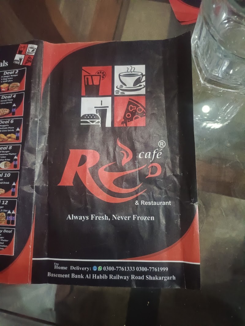 Red Cafe & Restaurant - Red Cafe & Restaurant, Red cafe, Railway Rd, Shakar Garh, Pakistan
