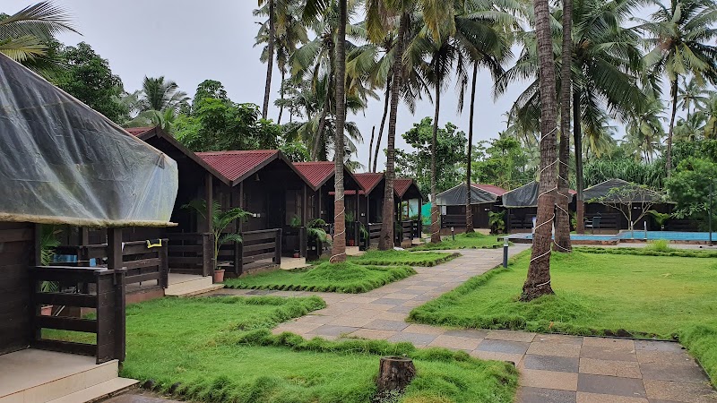 Resort at Morjim beach