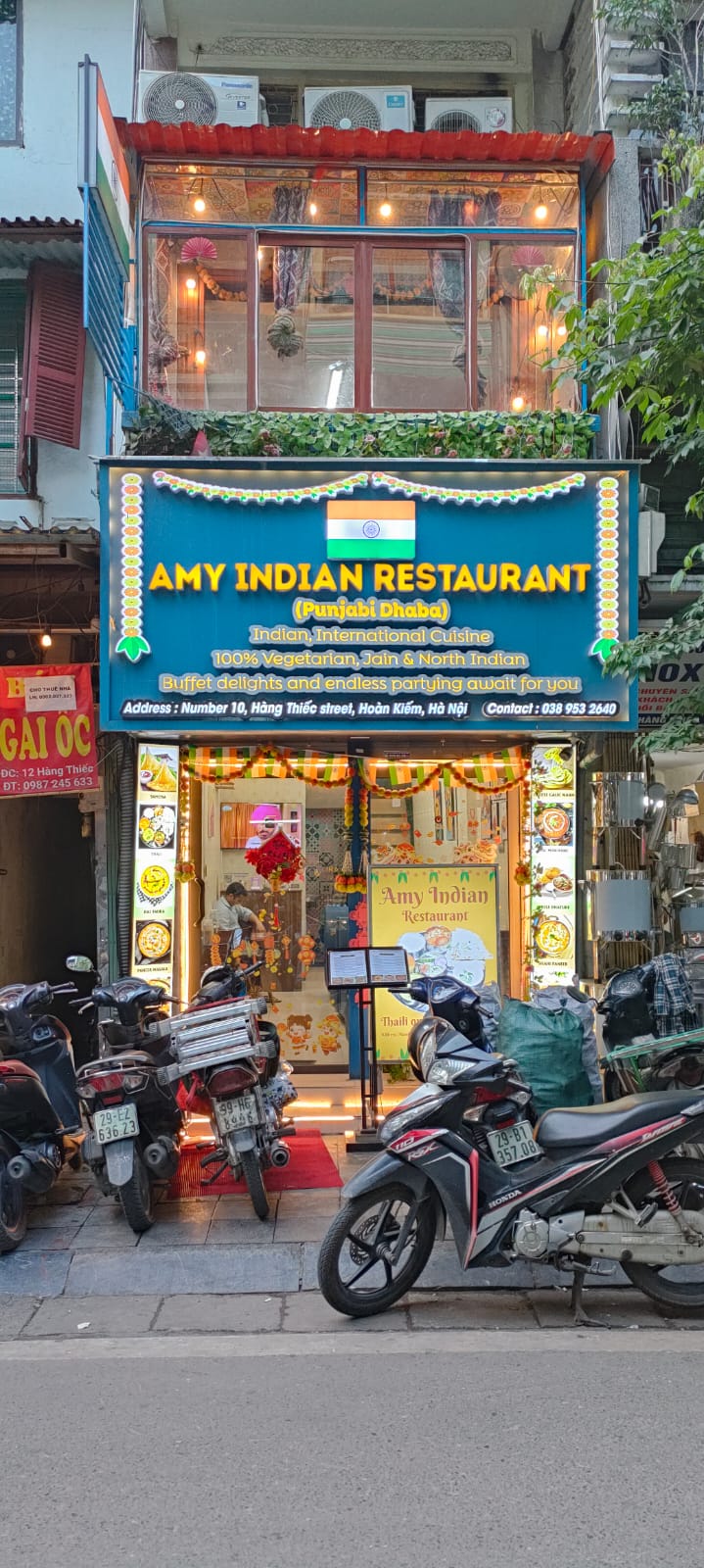 AMY Indian Restaurant in Hanoi - Pure Vegetarian & Jain Food