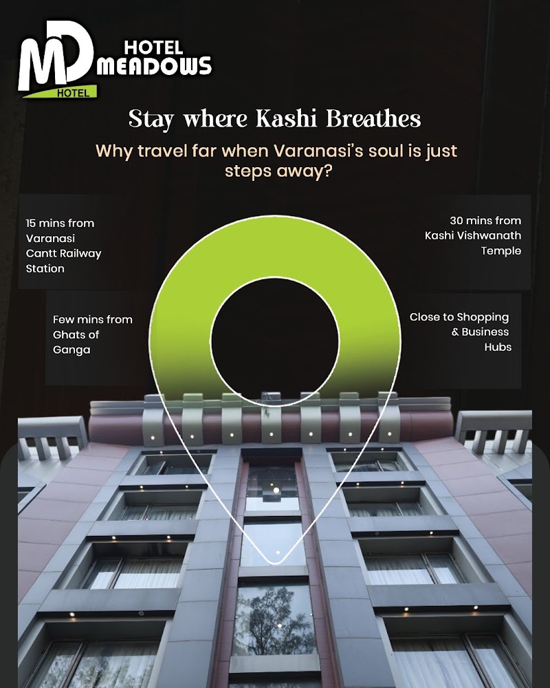 Hotel Meadows - Hotel Meadows S-20/52, Nepali Kothi, The Mall Rd, Cantonment, Varanasi, Uttar Pradesh 221002, India