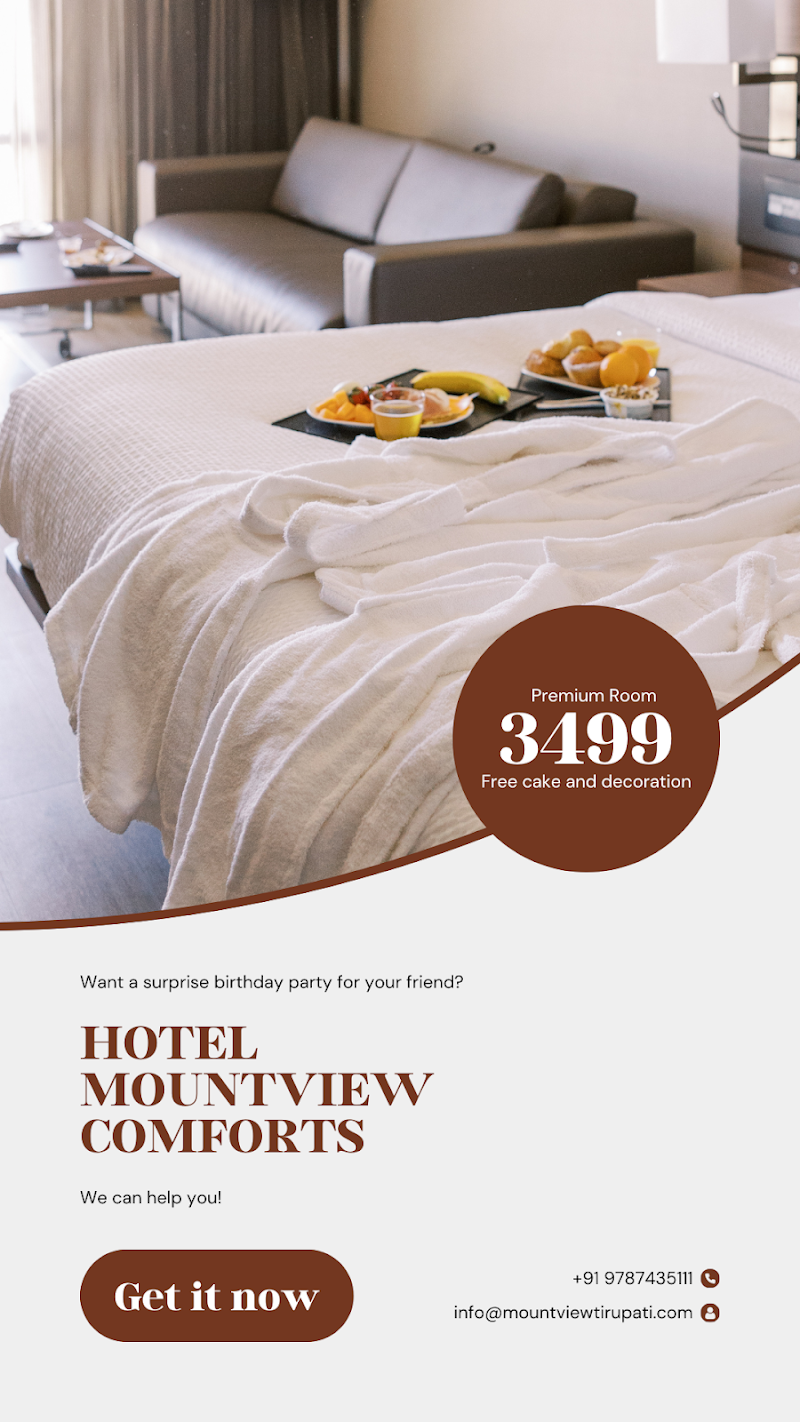 Hotel MountView Comforts - Hotel MountView Comforts Padmavathipuram, Tirupati, Andhra Pradesh 517503, India