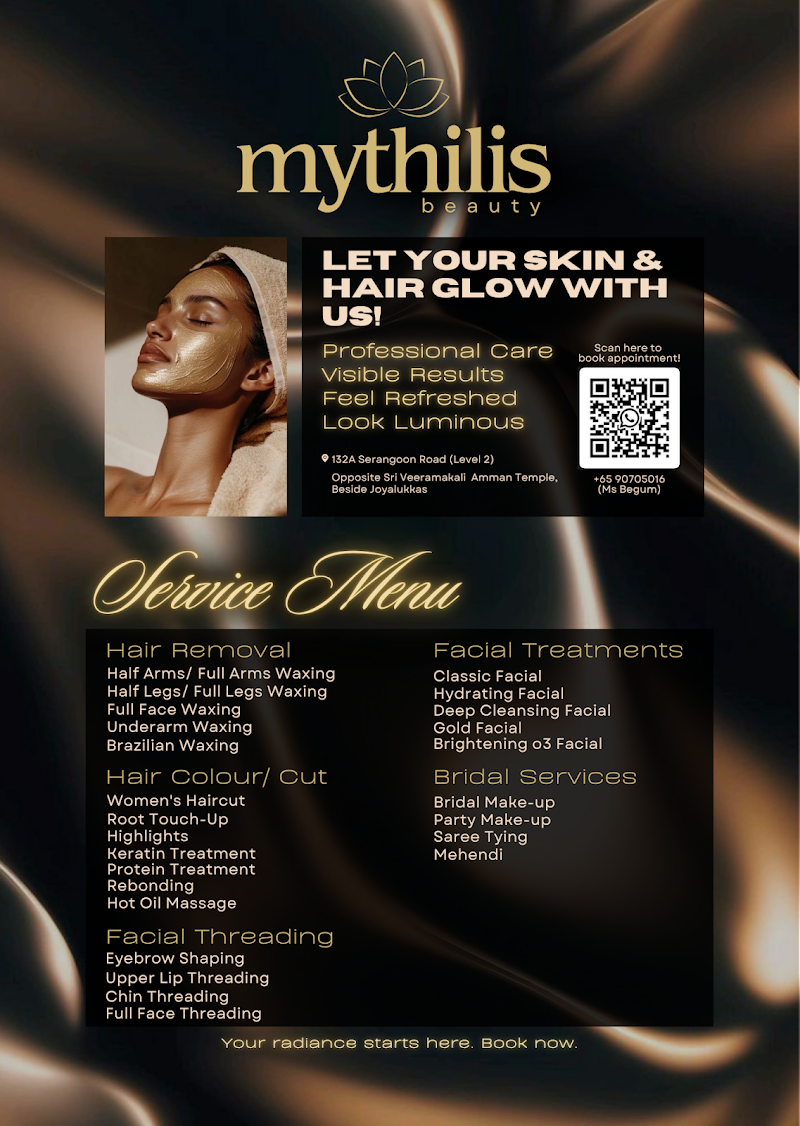 Mythili's Salon & Beauty Parlour - Mythili's Salon & Beauty Parlour, 132A Serangoon Rd, Singapore 218028