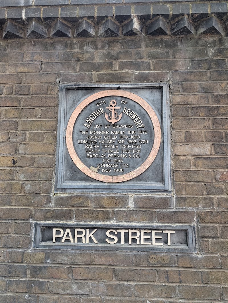 Anchor Brewery plaque - Anchor Brewery plaque, 77 Park St, London SE1 9EA, UK