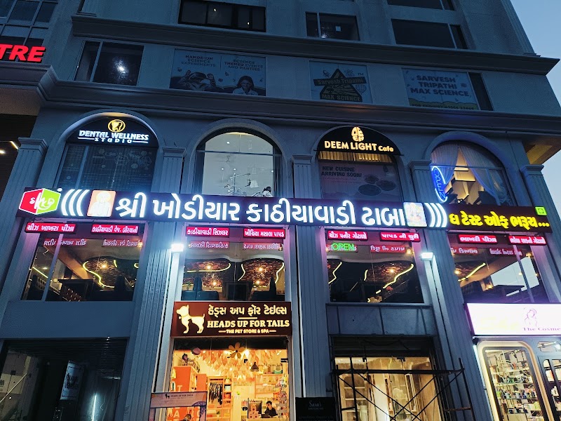 Shree khodiyar kathiyawadi dhaba - Shree khodiyar kathiyawadi dhaba, UG 16/17, Black Bunny Circle, Vacanza Trade Center, VIP Rd, near Sidhhi Vinayak Mandir, Vesu, Surat, Gujarat 395007, India