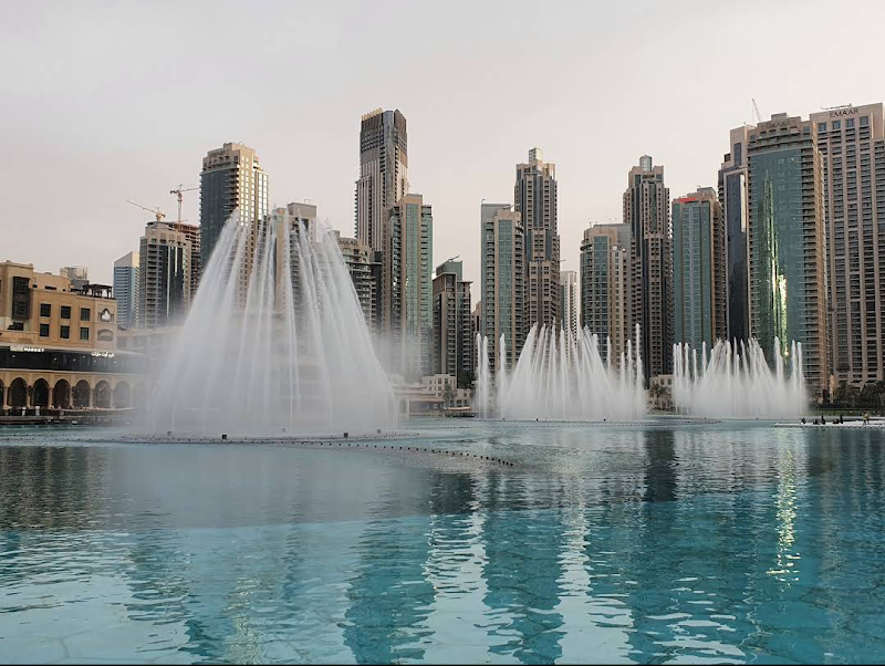 The Dubai Fountain - The Dubai Fountain Burj Khalifa - Downtown Dubai - Dubai - United Arab Emirates