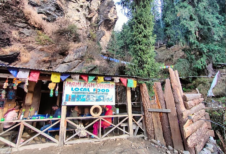 ManiRamDhaba - ManiRamDhaba, Jana waterfall, Jana, Himachal Pradesh 175104, India