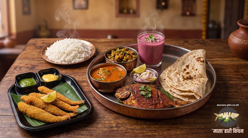 'Masa'hari Kitchen Katraj - 'Masa'hari Kitchen Katraj Shop No 17, Bharati Vidyapeeth, Omkar Swarup Rd, near Ichhapurti Ganesh Mandir, Shriram Nagar, Katraj, Pune, Maharashtra 411046, India