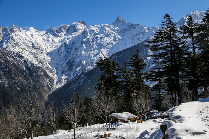 Kinner Kailash view point KALPA - Kinner Kailash view point KALPA G7Q2+76F, Kalpa - Pangi Rd, Saryo, Kalpa, Himachal Pradesh 172108, India