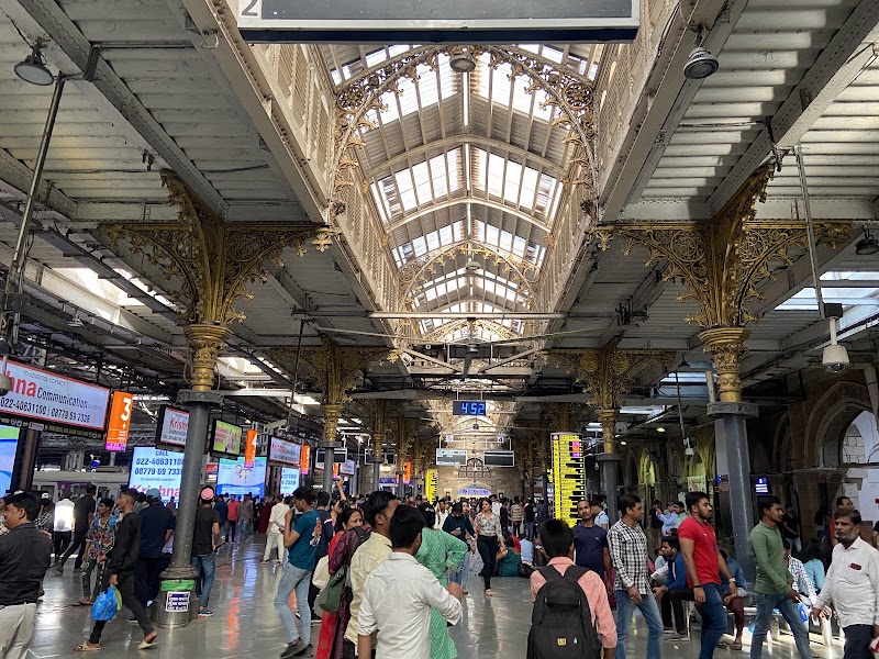 CSMT - CSMT Chhatrapati Shivaji Terminal, Dr Dadabhai Naoroji Rd, Chhatrapati Shivaji Terminus Area, Fort, Mumbai, Maharashtra 400001, India