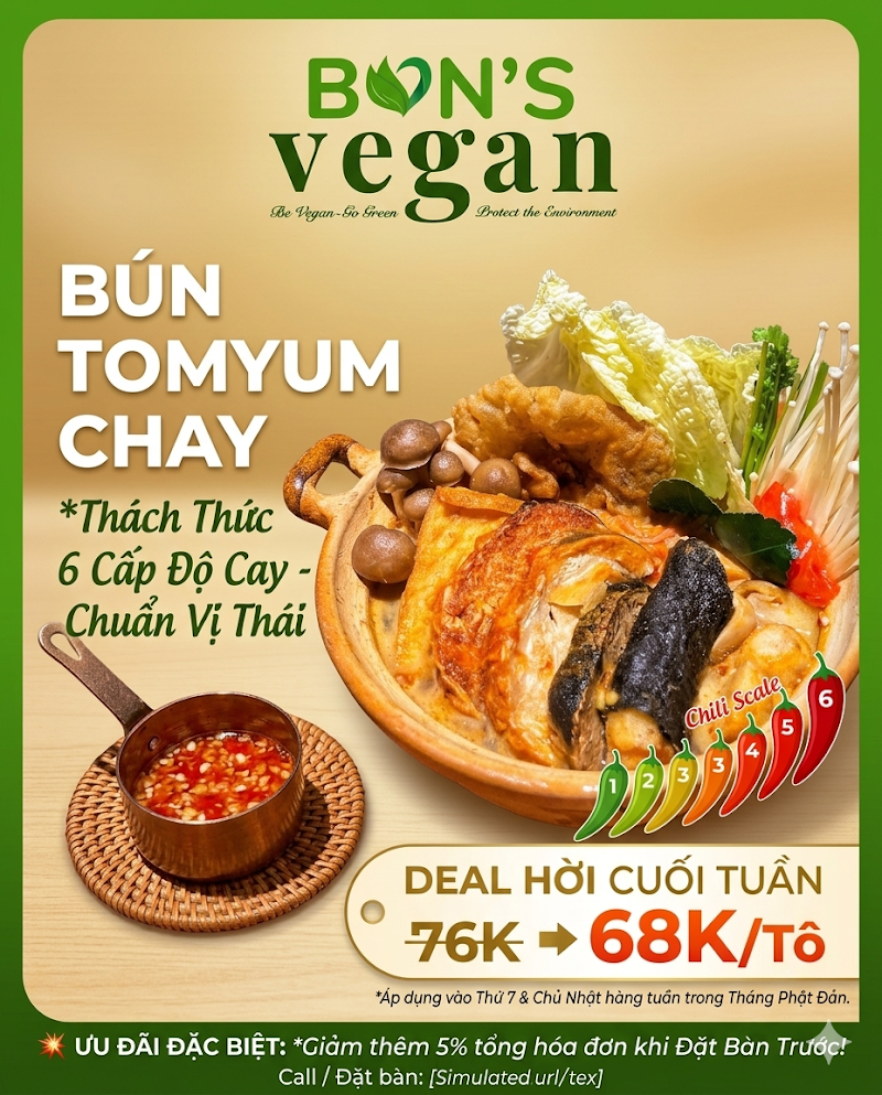 Bon’s Vegan Bistro - Bánh Mì & Coffee - Bon’s Vegan Bistro - Bánh Mì & Coffee 89/8 Hàm Nghi, Sài Gòn, Hồ Chí Minh, Vietnam