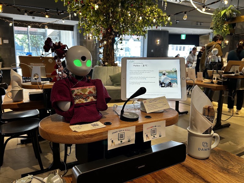 DAWN | Avatar Robot Cafe ver.β - DAWN | Avatar Robot Cafe ver.β Japan, 〒103-0023 Tokyo, Chuo City, Nihonbashihonchō, 3-chōme−8−３ １階