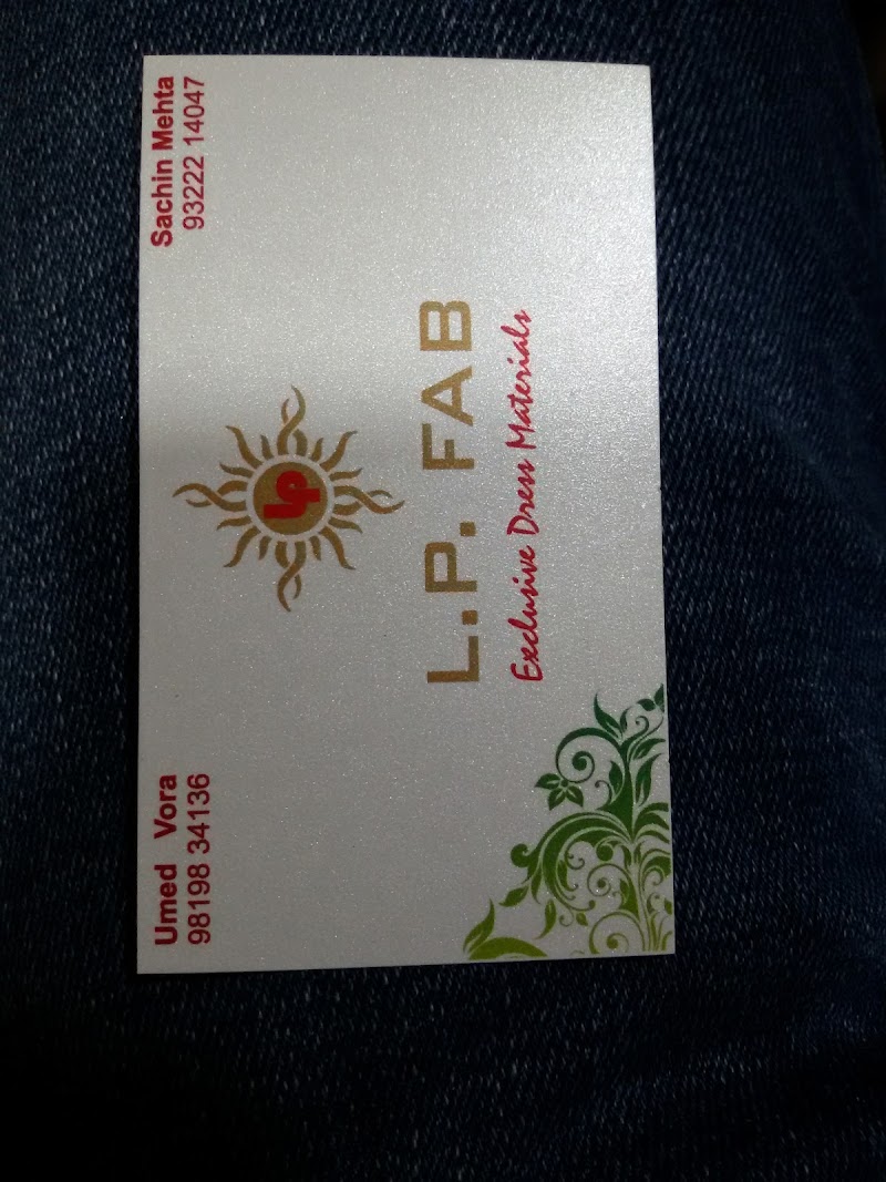 L P Fab - L P Fab Bhoomi Plaza, 104, Matkar Marg, off Senapati Bapat Marg, Dadar West, Dadar, Mumbai, Maharashtra 400028, India