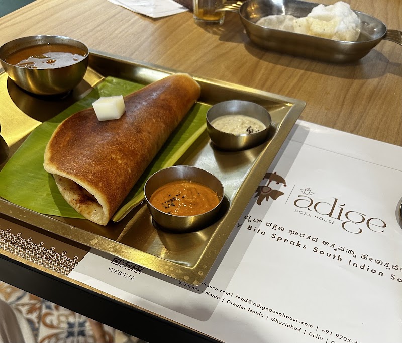 Adige Dosa House - Adige Dosa House, UG-01 & 02, Ocean Heights, K Block, Pocket E, Sector 18, Noida, Uttar Pradesh 201301, India