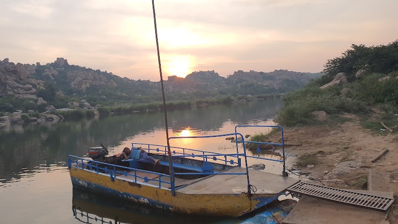 Anegundi ferry point - Anegundi ferry point, Hampi, 8FWQ+386, ferry Rd, Anegundi, Karnataka 583227, India