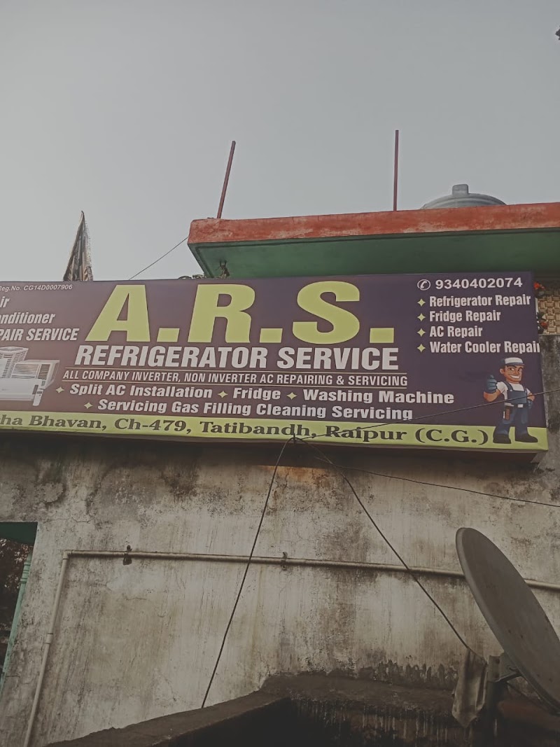 ARS Refrigeator : AC Repair | Refrigerator Repair | Washing Machine Repair in Raipur - ARS Refrigeator : AC Repair | Refrigerator Repair | Washing Machine Repair in Raipur, Dhancha Bhavan CH-479 Tatibandh Raipur, Chattisgarh 492001 Tatibandha, Tatibandh Colony, Raipur, Chhattisgarh 492099, India