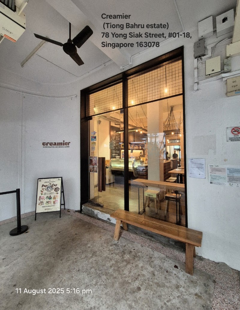 Creamier Handcrafted Ice Cream and Coffee (Tiong Bahru) - Creamier Handcrafted Ice Cream and Coffee (Tiong Bahru) 78 Yong Siak St, #01-18, Singapore 163078