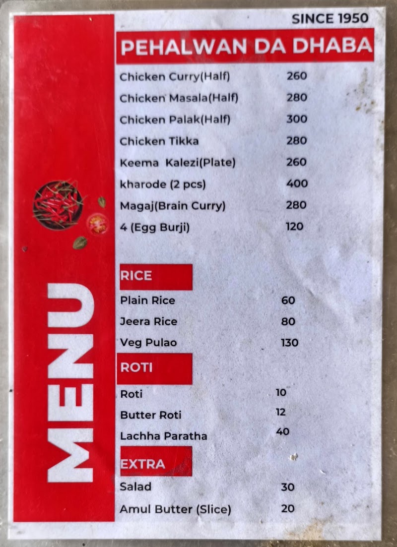 Pehalwan Da Dhaba (Since 1950) - Pehalwan Da Dhaba (Since 1950) Railway Road, near Cycle Market, opp. Sai Travels, INA Colony, Amritsar, Punjab 143001, India