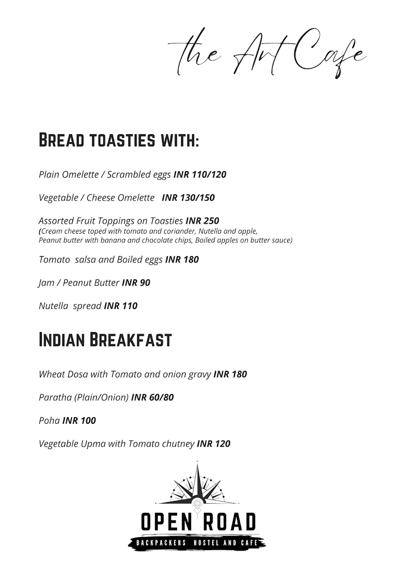 Open Road Hostel and Cafe - Open Road Hostel and Cafe, Fort road, Shiv Rd, near Shiva temple, Dhibba Para, Sadar Bazar, Jaisalmer, Rajasthan 345001, India