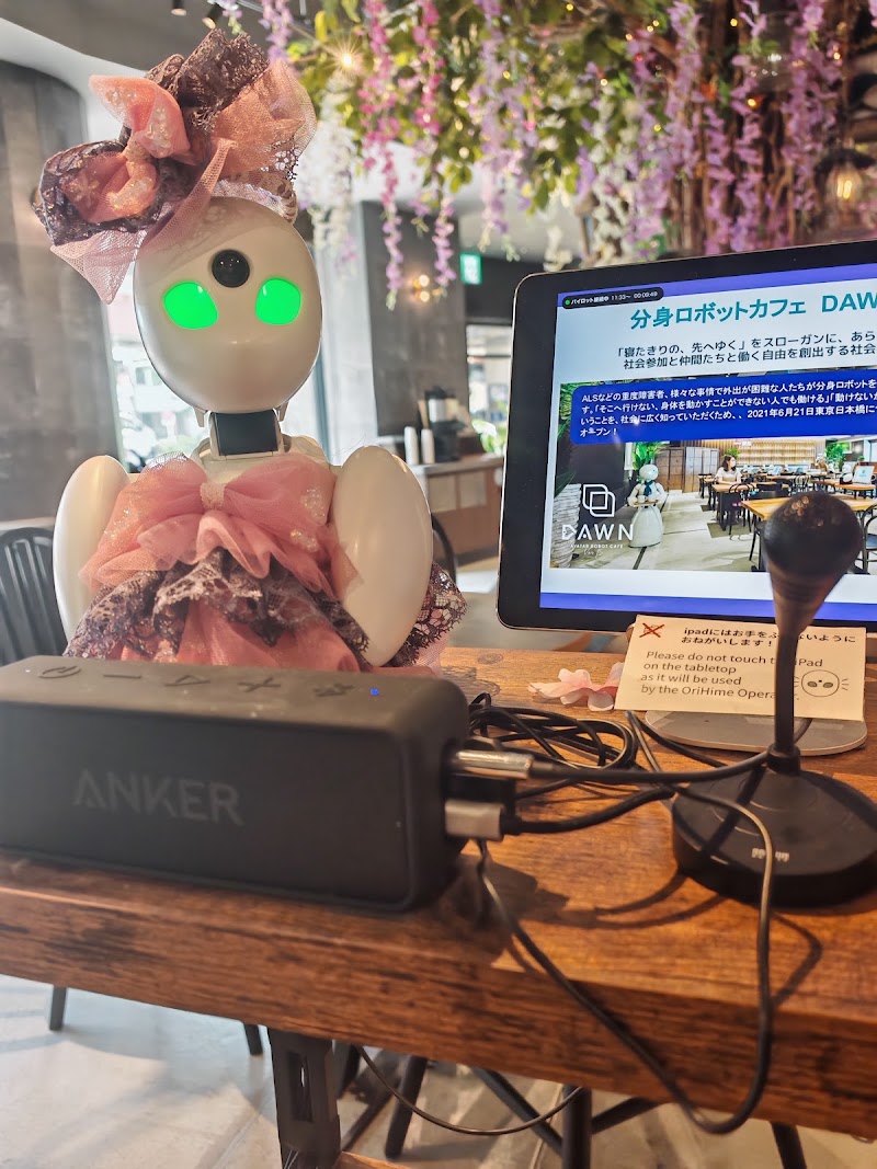 DAWN | Avatar Robot Cafe ver.β - DAWN | Avatar Robot Cafe ver.β Japan, 〒103-0023 Tokyo, Chuo City, Nihonbashihonchō, 3-chōme−8−３ １階
